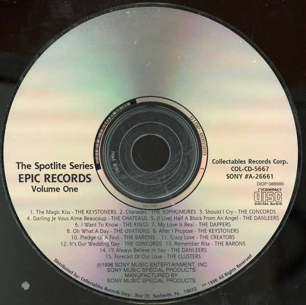 Various : Spotlite On Epic Records, Volume 1 (CD, Comp)