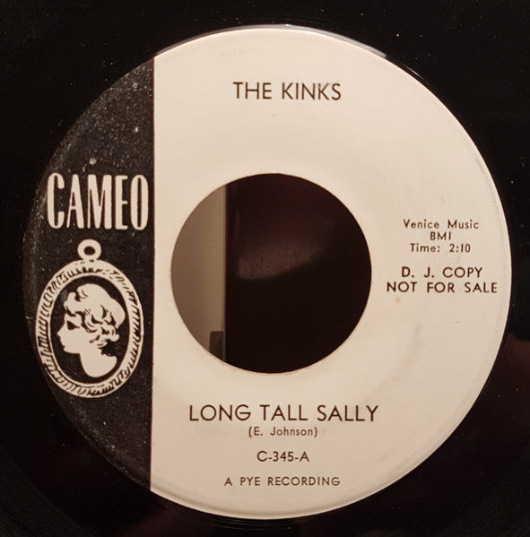 The Kinks : Long Tall Sally (7", Promo, RE)