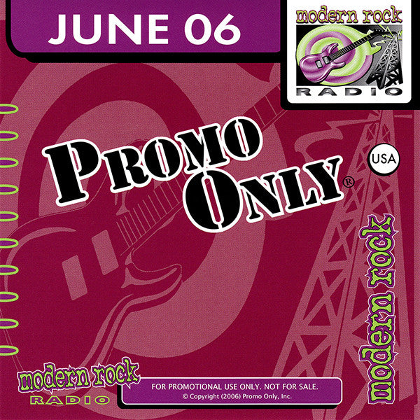 Various : Promo Only Modern Rock Radio: June 2006 (CD, Comp, Promo)