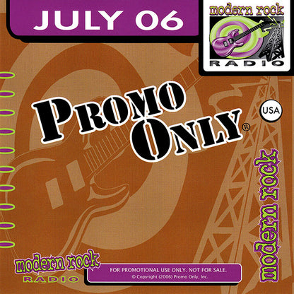 Various : Promo Only Modern Rock Radio: July 2006 (CD, Comp, Promo)