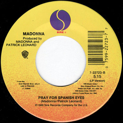Madonna : Oh Father (7", Single, SRC)