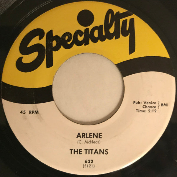 The Titans (3) : Arlene / Love Is A Wonderful Thing (7", Single)