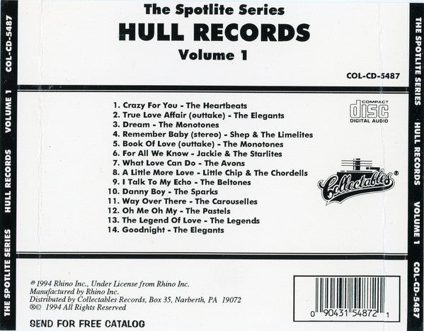 Various : Spotlite On Hull Records, Volume 1 (CD, Comp)