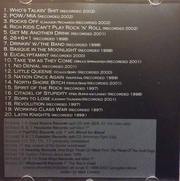 Hudson Falcons : Singles Collection 1997-2002 (CD, Comp)