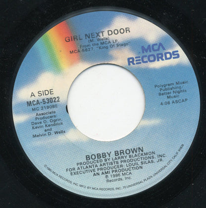Bobby Brown : Girl Next Door (7")