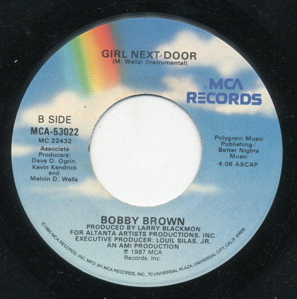 Bobby Brown : Girl Next Door (7")