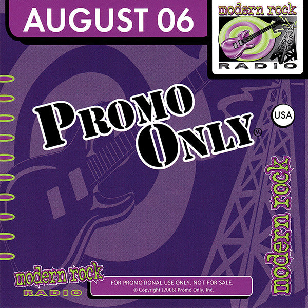 Various : Promo Only Modern Rock Radio: August 2006 (CD, Comp, Promo)