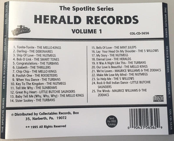 Various : Spotlite On Herald Records, Volume 1 (CD, Comp)