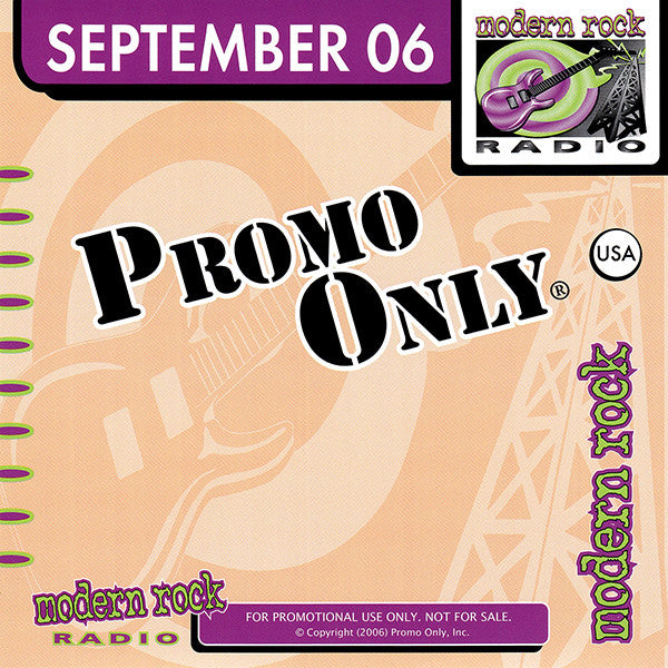 Various : Promo Only Modern Rock Radio: September 2006 (CD, Comp, Promo)