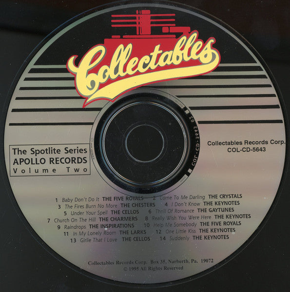 Various : Spotlite On Apollo Records, Volume 2 (CD, Comp)