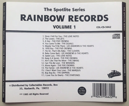Various : Spotlite On Rainbow Records, Volume 1 (CD, Comp, RE)