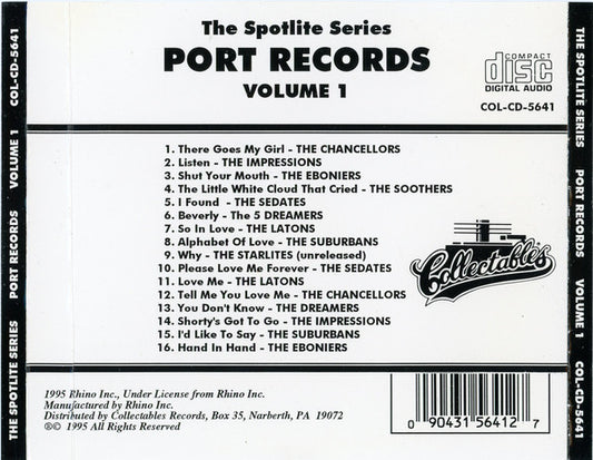 Various : Spotlite On Port Records, Volume 1 (CD, Comp)