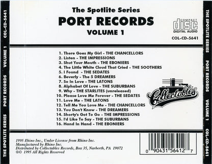 Various : Spotlite On Port Records, Volume 1 (CD, Comp)