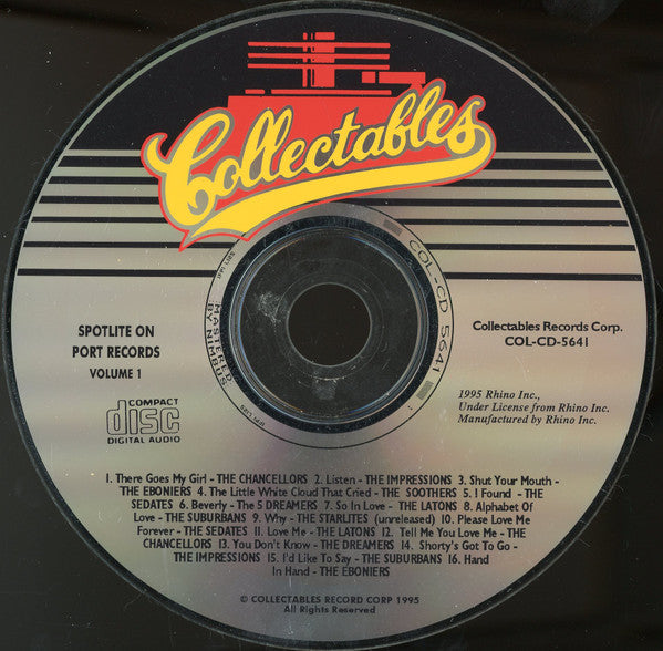 Various : Spotlite On Port Records, Volume 1 (CD, Comp)
