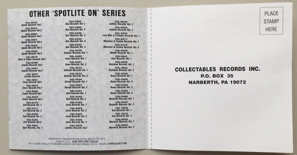 Various : Spotlite On Original Sound Records (CD, Comp)