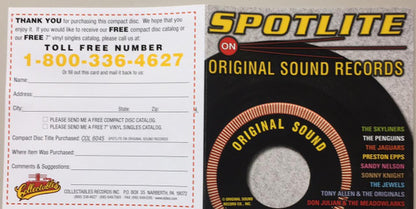 Various : Spotlite On Original Sound Records (CD, Comp)