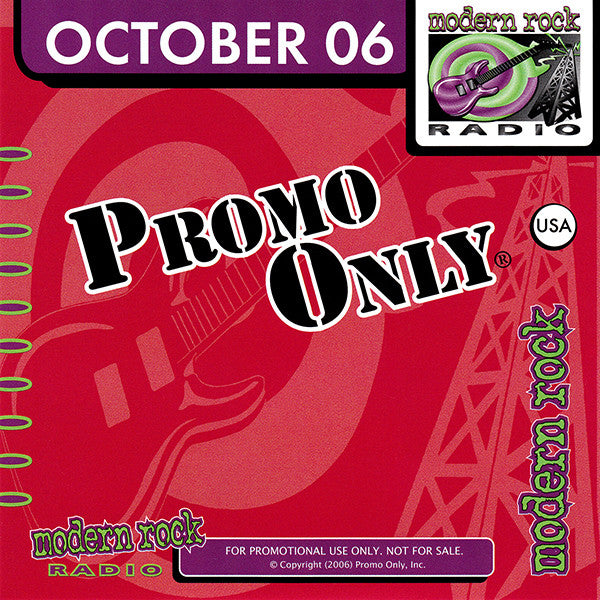 Various : Promo Only Modern Rock Radio: October 2006 (CD, Comp, Promo)