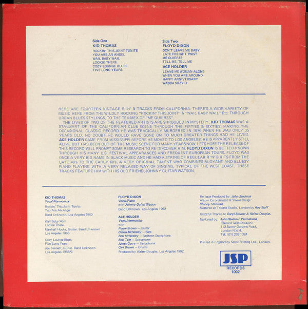 Various : Rockin' This Joint Tonite (LP, Comp)