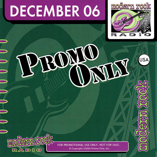 Various : Promo Only Modern Rock Radio: December 2006 (CD, Comp, Promo)