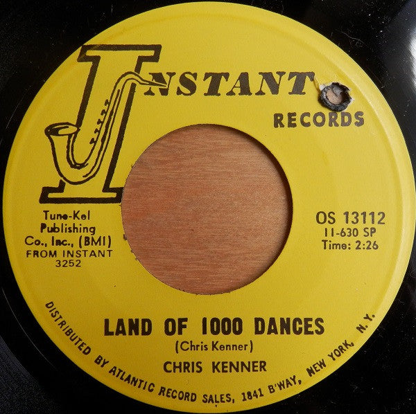 Chris Kenner / The Falcons & Ohio Untouchables : Land Of 1000 Dances / I Found A Love (7", RE, SP )