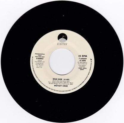 Mötley Crüe : Wild Side (7", Single, Promo)