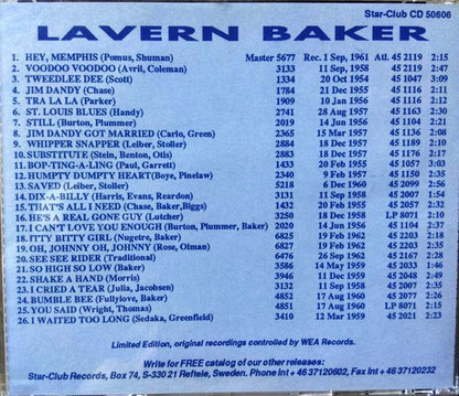 LaVern Baker : Blues Side Of Rock 'N' Roll (CD, Comp, Ltd)