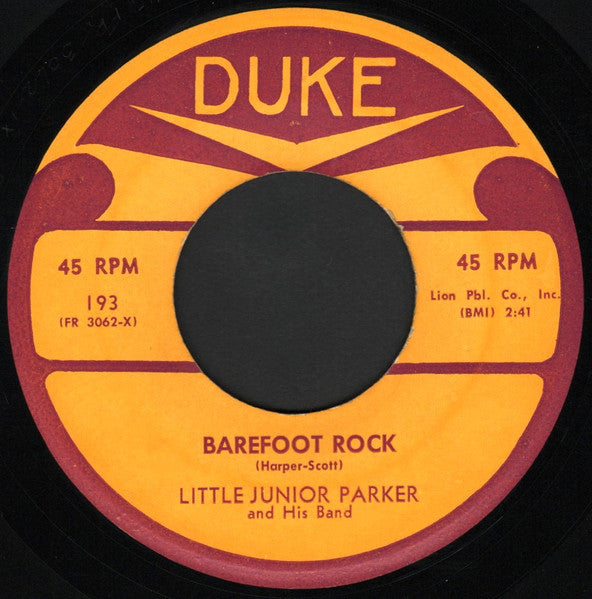 Little Junior Parker And His Band : Barefoot Rock / What Did I Do (7", Single)