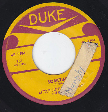 Little Junior Parker And His Band : Sweet Home Chicago / Sometimes (7", Single)