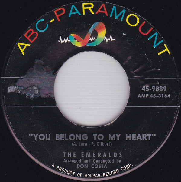 The Emeralds (14) : The One I Adore (7")