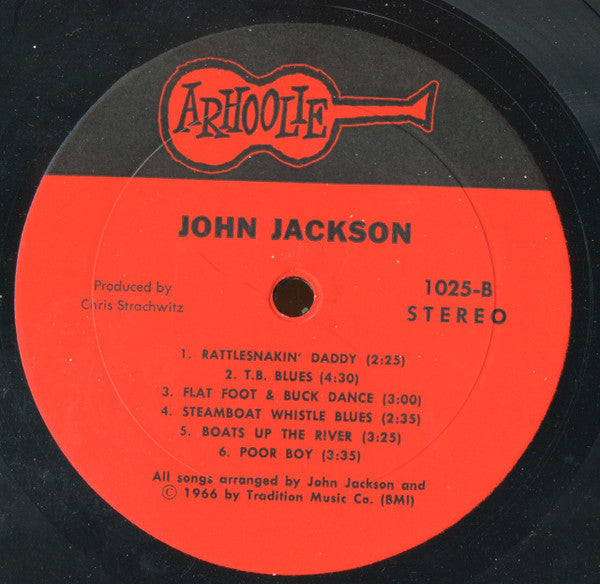 John Jackson (4) : Blues And Country Dance Tunes From Virginia (LP, Album, Mono)
