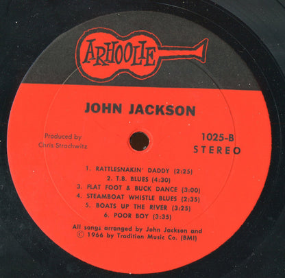 John Jackson (4) : Blues And Country Dance Tunes From Virginia (LP, Album, Mono)