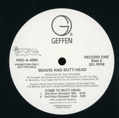 Beavis & Butt-Head : Come To Butt-Head (2x12", Promo)