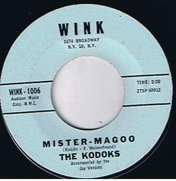 The Kodaks : Mister-Magoo (7", Single, Styrene)