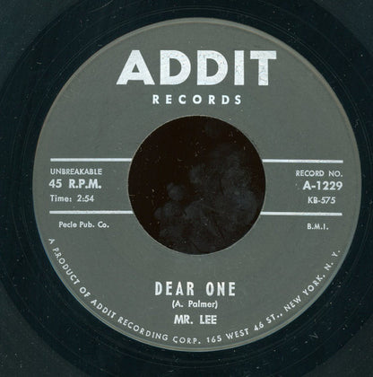 Mr. Lee (13) : Mr. Lee's Plea (7")