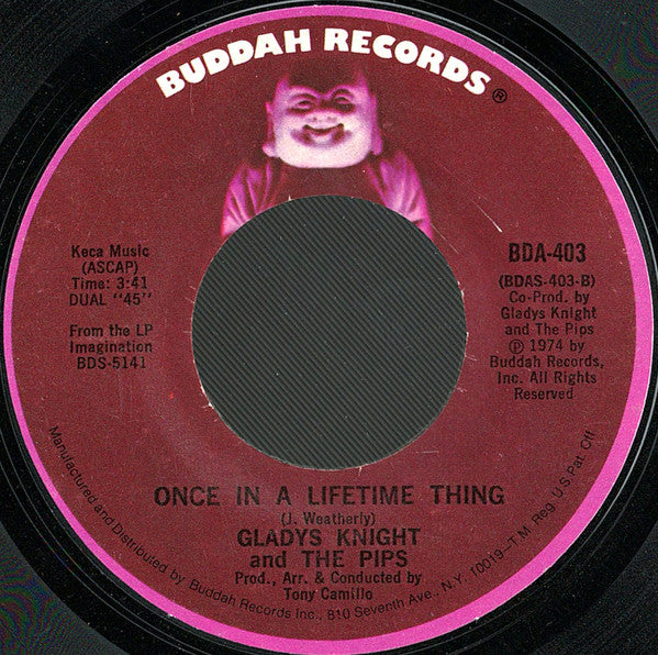 Gladys Knight And The Pips : Best Thing That Ever Happened To Me / Once In A Lifetime Thing (7", Single, Styrene, Mon)