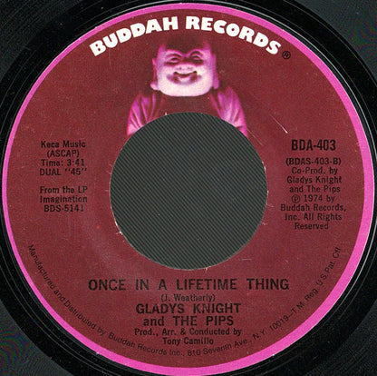 Gladys Knight And The Pips : Best Thing That Ever Happened To Me / Once In A Lifetime Thing (7", Single, Styrene, Mon)