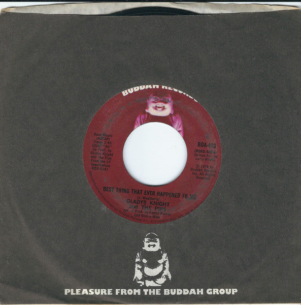 Gladys Knight And The Pips : Best Thing That Ever Happened To Me / Once In A Lifetime Thing (7", Single, Styrene, Mon)