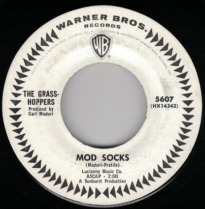 The Grasshoppers (5) : Mod Socks / Twin Beat (7", Single, Promo)