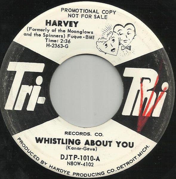 Harvey Fuqua : Whistling About You (7", Single, Promo)
