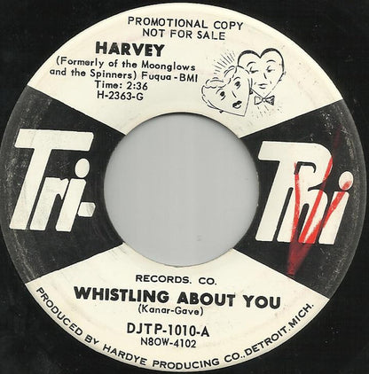 Harvey Fuqua : Whistling About You (7", Single, Promo)