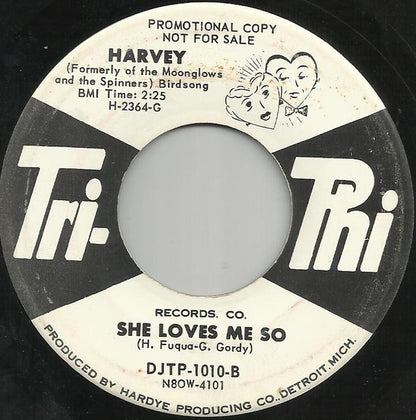 Harvey Fuqua : Whistling About You (7", Single, Promo)