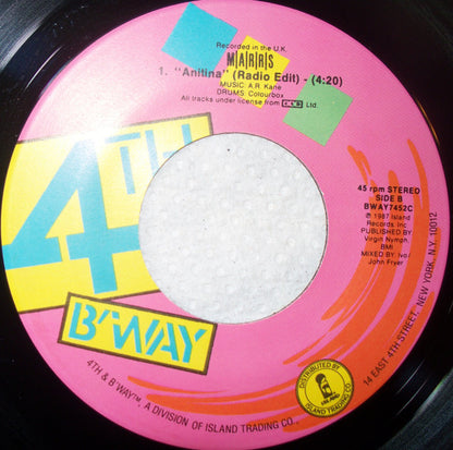 M|A|R|R|S : Pump Up The Volume (7", Single)