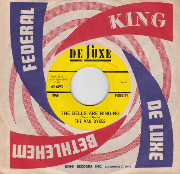 The Van Dykes (3) : The Bells Are Ringing (7", Single, RE)