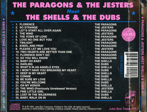 Various : Paragons & Jesters Meet Shells & Dubs (CD, Comp, RM)
