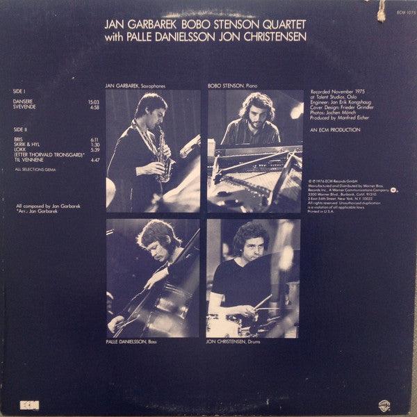 Jan Garbarek - Bobo Stenson Quartet : Dansere (LP, Album)