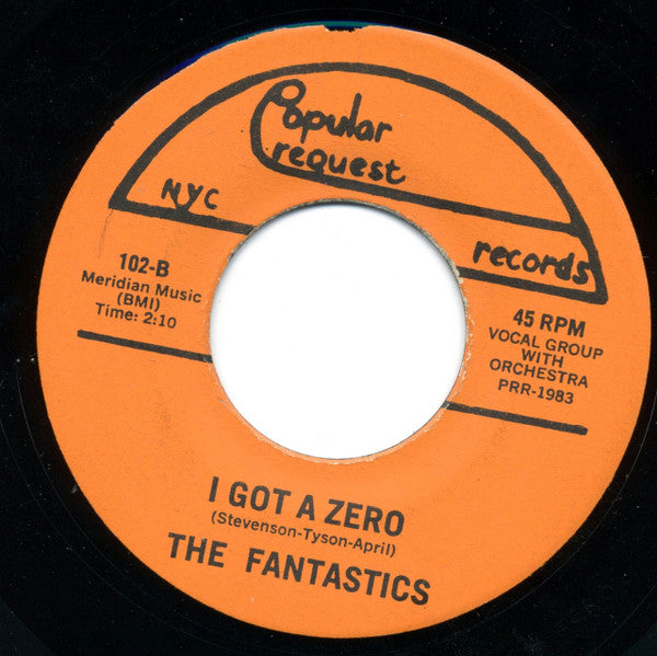 The Fantastics (5) : This Is My Wedding Day / I Got A Zero (7", Single, RE)