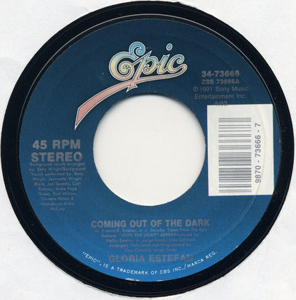 Gloria Estefan : Coming Out Of The Dark (7", Single, Styrene)