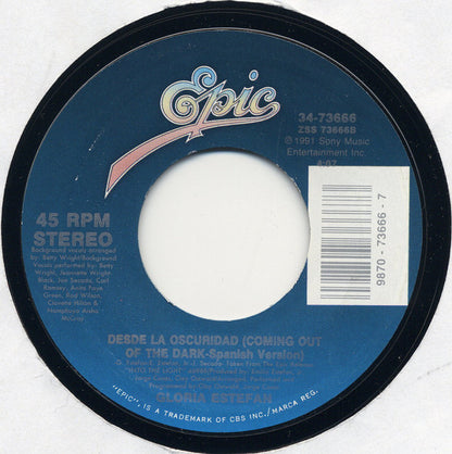 Gloria Estefan : Coming Out Of The Dark (7", Single, Styrene)