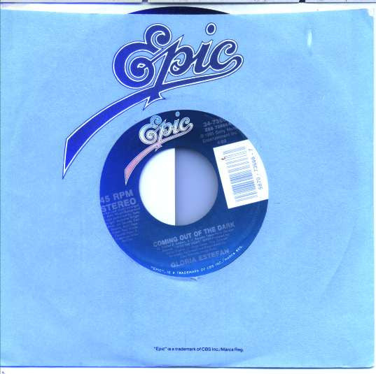 Gloria Estefan : Coming Out Of The Dark (7", Single, Styrene)