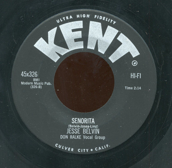 Jesse Belvin, Don Ralke Vocal Group : Sentimental Reasons / Senorita  (7", Single)